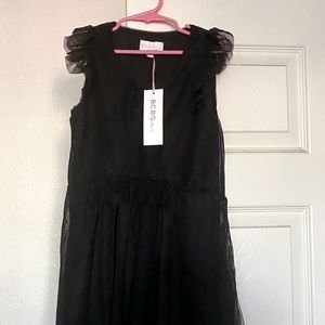 BCBG little girls little black dress Size 8